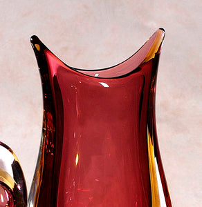 SBRUFFI Pointed Murano Glass Vase