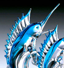 Load image into Gallery viewer, BLUE MARLIN Murano Glass Sculpture