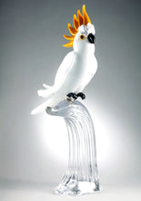 Load image into Gallery viewer, WHITE COCKATOO Murano Glass Sculpture