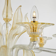 Load image into Gallery viewer, ORO Murano Glass Chandelier