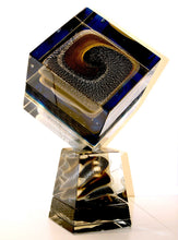 Load image into Gallery viewer, CUBO Murano Glass Sculpture