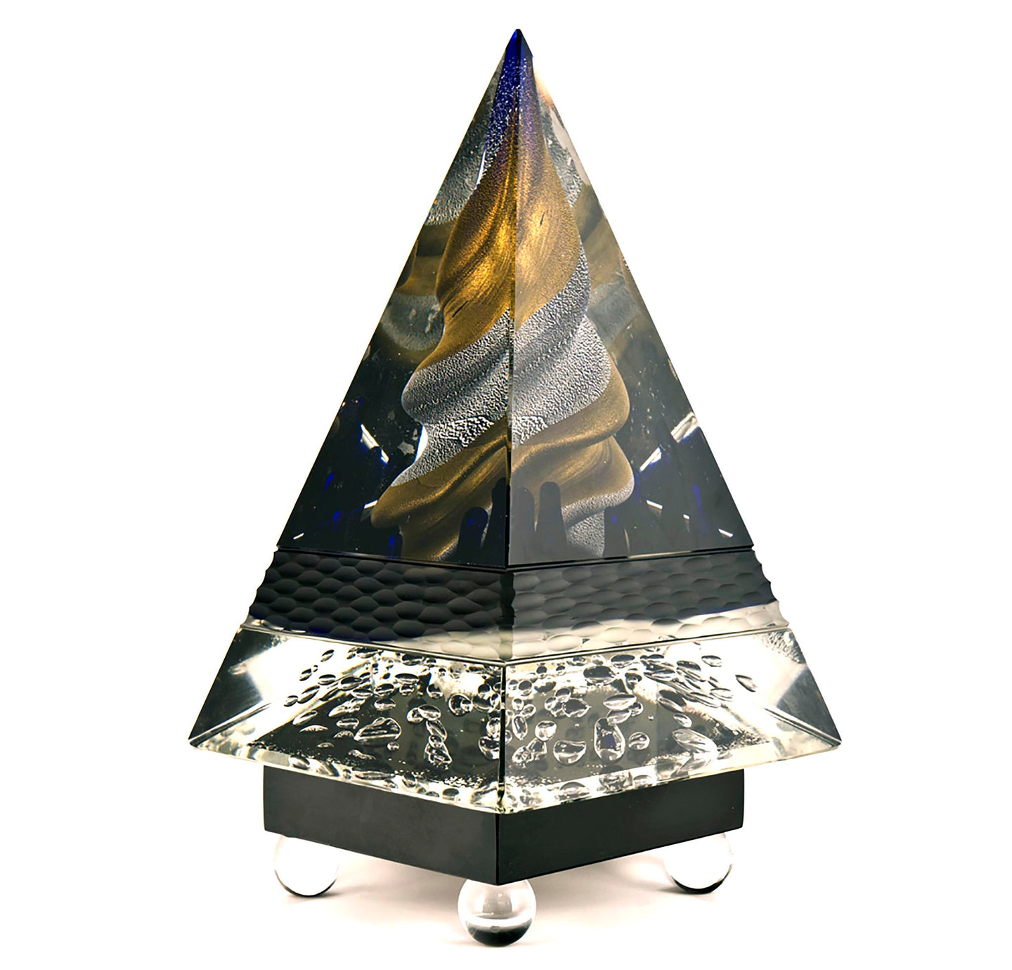 PYRAMID Murano Glass Sculpture