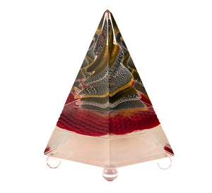 PYRAMID Murano Glass Sculpture