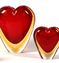 Load image into Gallery viewer, COR Heart Murano Glass Vase