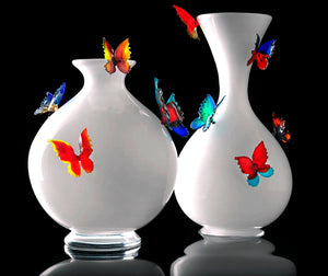 FARFALLE Murano Glass Vase