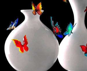 FARFALLE Murano Glass Vase
