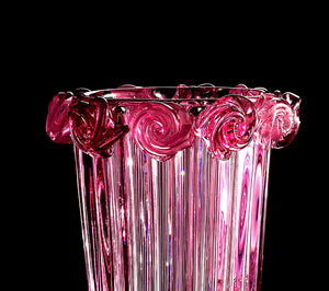 ROSE Murano Glass Vase