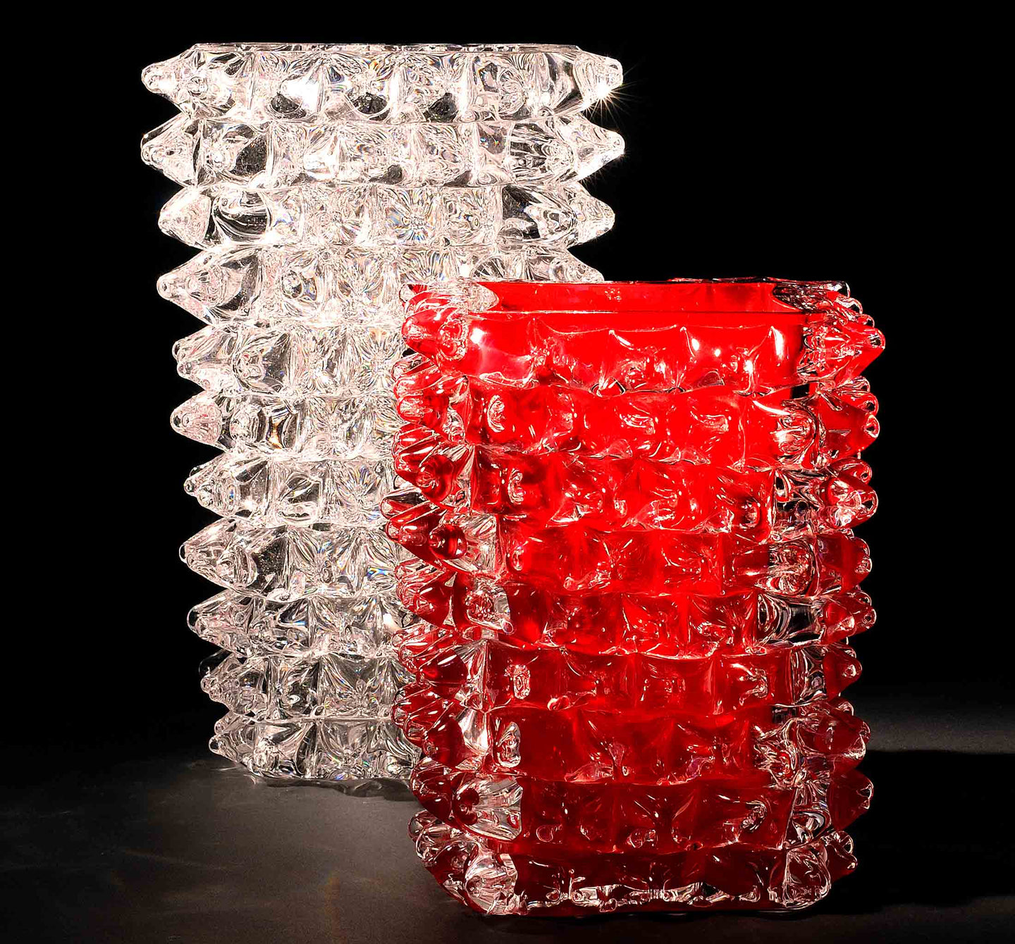 ROSTREI Murano Glass Vase