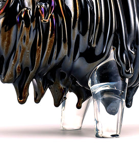 BUFFALO Murano Glass Sculpture