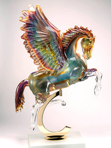 PEGASUS Murano Glass Sculpture