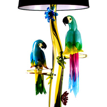 Load image into Gallery viewer, PARROTS Murano Glass Lamp