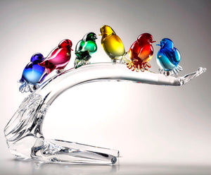 PERCHED Murano Glass Sculpture