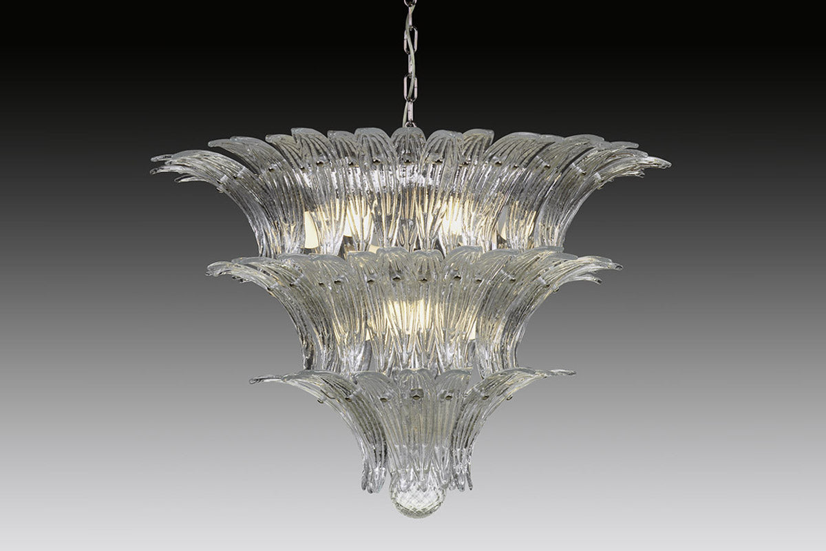 PALMETTE Murano Glass Chandelier