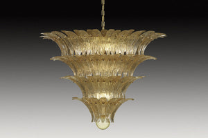 PALMETTE GOLD Murano Glass Chandelier