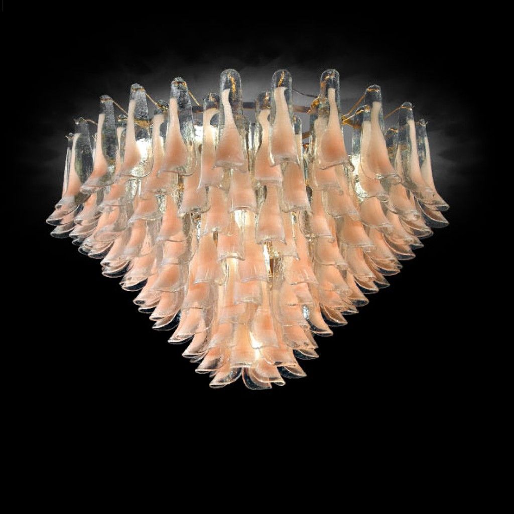 CORAL LEAVES Murano Glass Chandelier