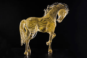 EQUESTRE Murano Glass Equestrian Horse