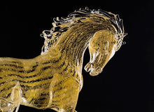 Load image into Gallery viewer, EQUESTRE Murano Glass Equestrian Horse