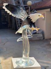Load image into Gallery viewer, AMERICAN EAGLE Murano Glass Sculpture